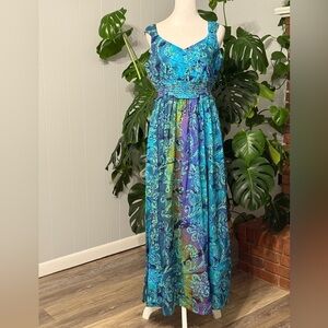 Seventh Avenue 100% cotton sleeveless maxi dress size M new condition